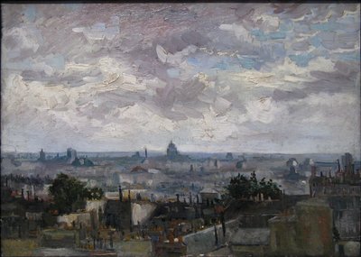 View of the Roofs of Paris by Vincent van Gogh